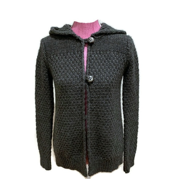 Elisabetta Italian Hooded Chunky Sweater - Picture 2 of 7